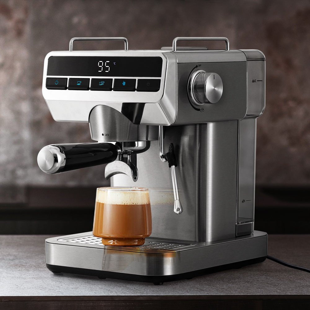 Devanti 20 Bar Coffee Machine Espresso Cafe Maker - Procaffeinator