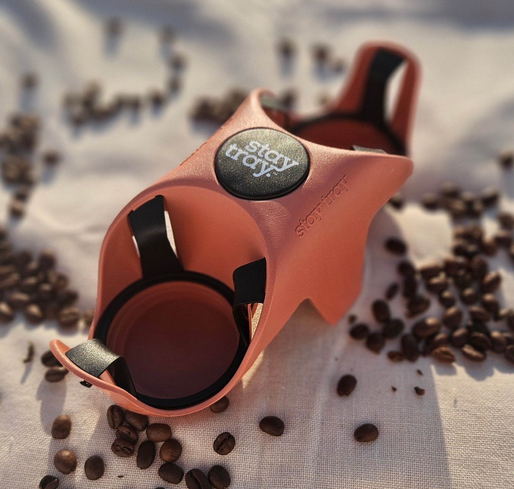 Stay tray Reusable Coffee Cup Carrier (2 Cup Holder) - Procaffeinator