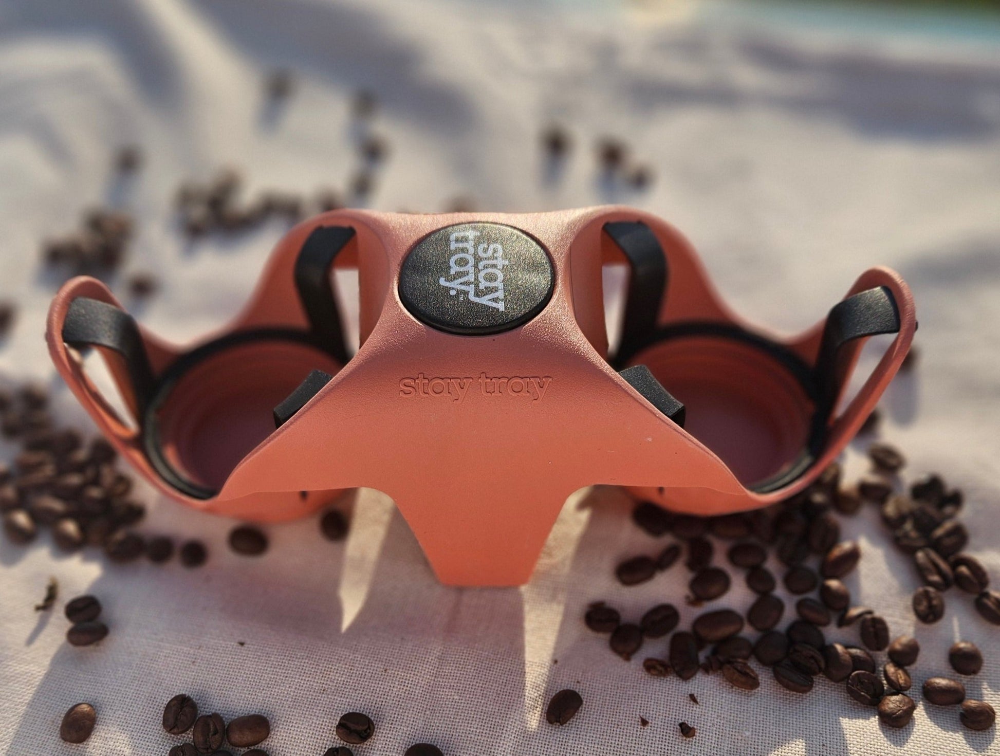 Stay tray Reusable Coffee Cup Carrier (2 Cup Holder) - Procaffeinator