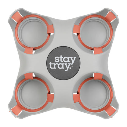 Stay tray Reusable Coffee Cup Holder (4 Cup) - Procaffeinator
