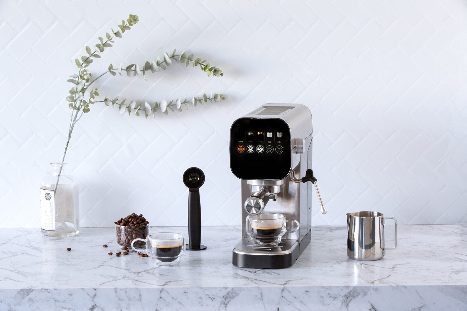 Touch Screen Operation Espresso Coffee Machine with 20 - Bar Pressure Pump - Procaffeinator